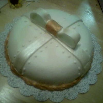 My First Fondant Cake Ever!