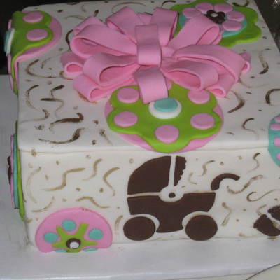 Baby Shower Cake Mod Deco