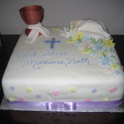 Mariana's Baptism Cake