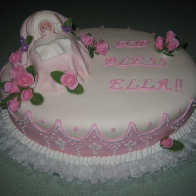 Ellas's Babtism Cake