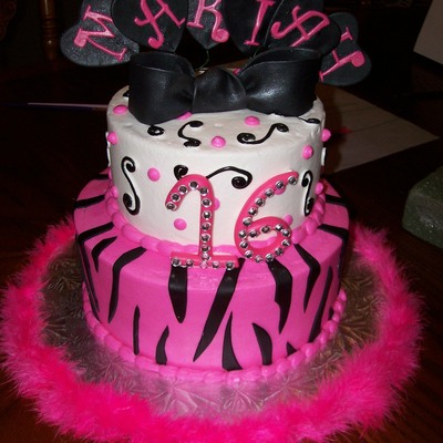 Sweet 16 Birthday Cake