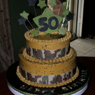 Camo Cake