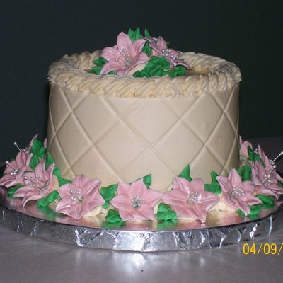 Easter Lily Cake