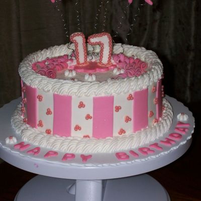 Girly Birthday Cake