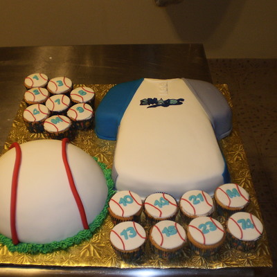 Baseball Team Cake
