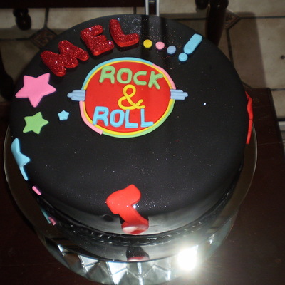 Rock & Roll 18 B-Day Cake