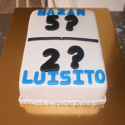 Dominoes Lover's Cake