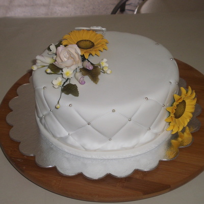 Sunflower B-Day Cake
