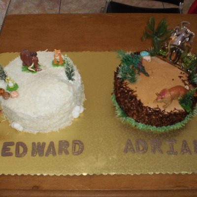 Ice Age 3 Double B-Day Cake