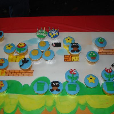 Super Mario Brothers Cupcakes