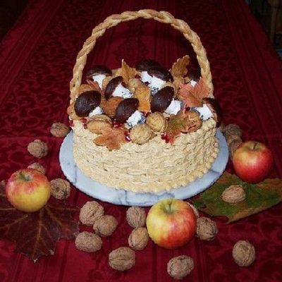 Fall Basket Cake