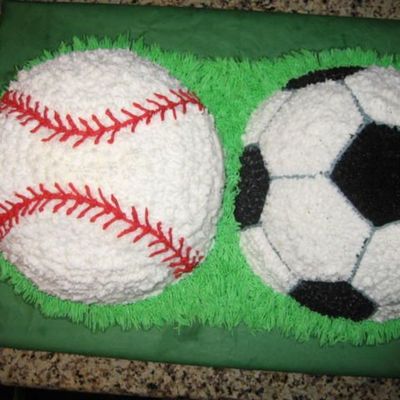 Soccor Ball And Baseball