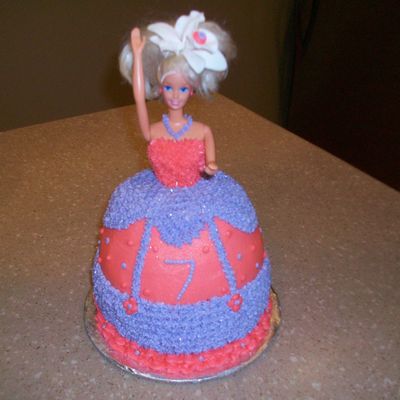 Barbie Doll Birthday Cake