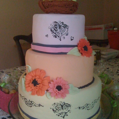 Wedding Cake Bird Topper