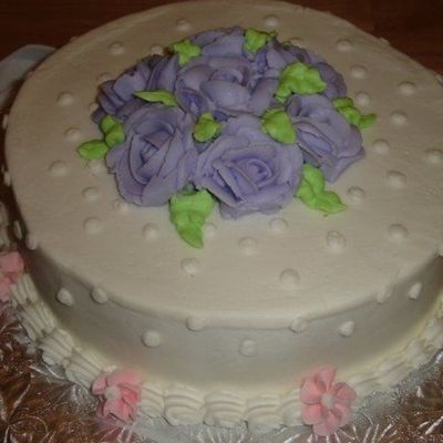 Wedding Cake With Roses