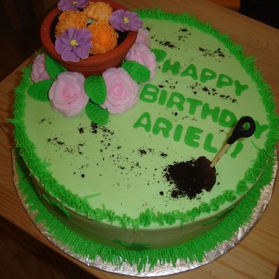 Garden Themed Cake