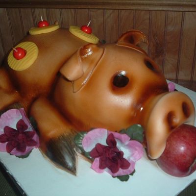 Luau Pig Cake