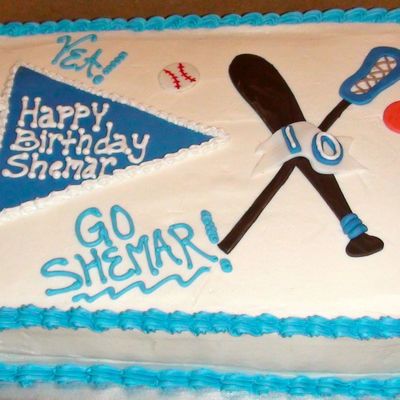 Baseball Lacrosse Bday