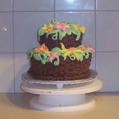 Flower Basket Cake