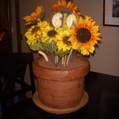 Sunflower Birthday Cake