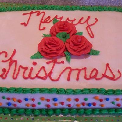 Christmas Sheet Cake