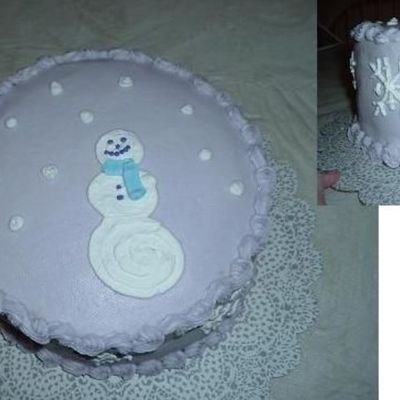 My First Winter-Themed Cake