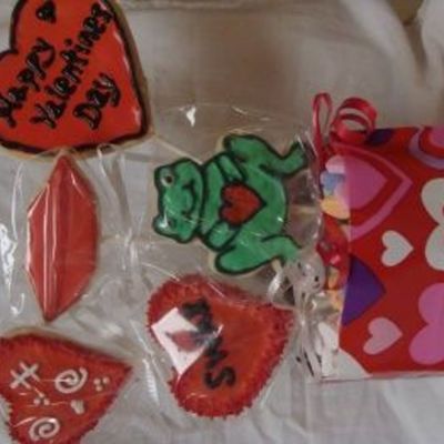 Valentine Cookie Bouquet