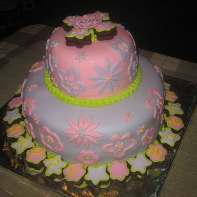 Birthday Cake With Cookies!