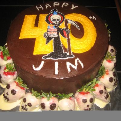 Over The Hill Boston Cream Pie Cake