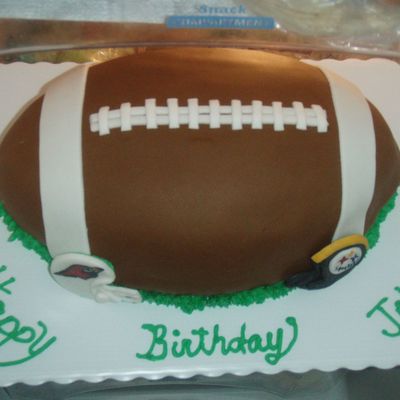 Superbowl...football Cake