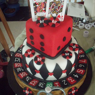 Gambling Bridal Shower Cake!
