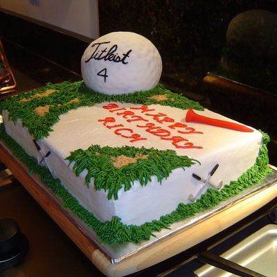 Golf Birthday Cake