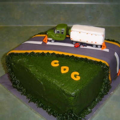 Truck Birthday Cake