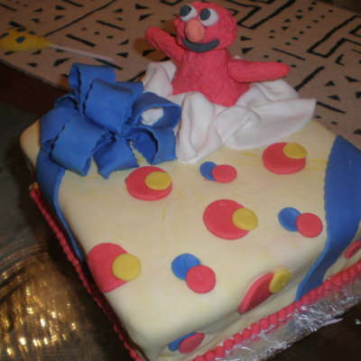 Elmo Birthday Cake