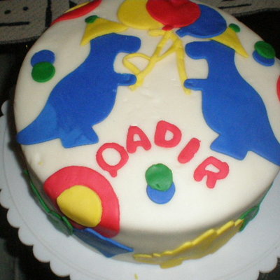 Dinosaur Birthday Cake