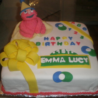 Elmo Birthday Cake