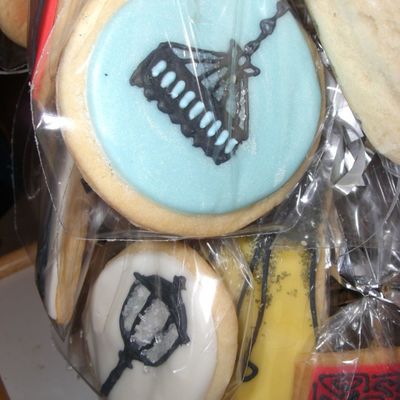 Hanging Light Fixture And Lantern Cookies