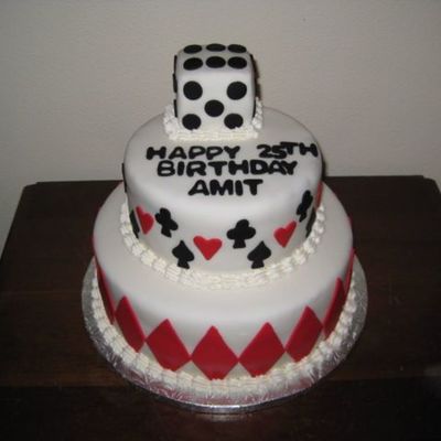Poker Cake