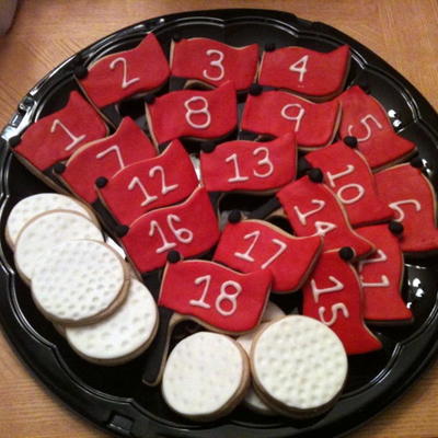 Platters Of Golf Cookies