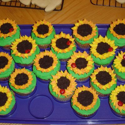 Sunflower Cupcakes