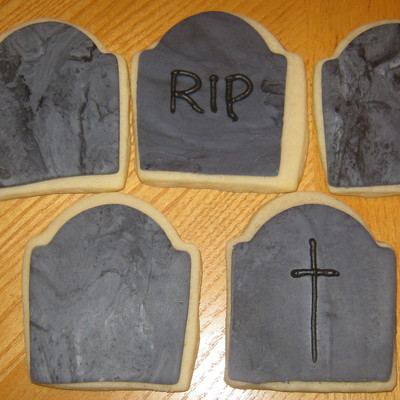 Gravestone Cookies