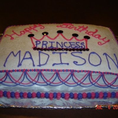 Princess Birthday Cake