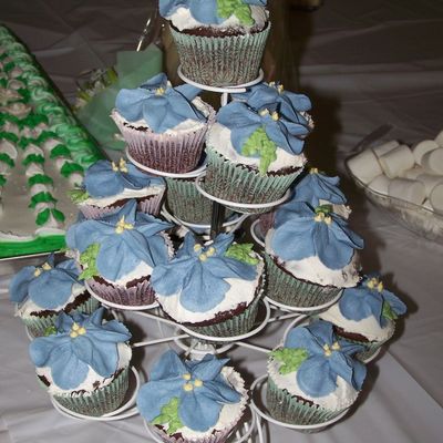 Flowered Cupcakes
