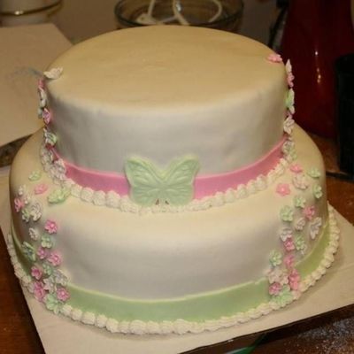 Flowers Wedding Cake