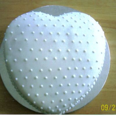 Fondant Heart Cake