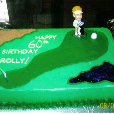 Golf Course Cake