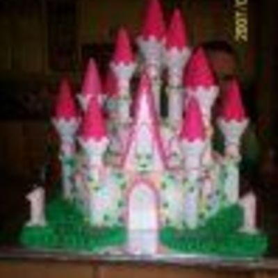 Two Tier Castle Cake