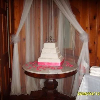 Square Wedding Cake