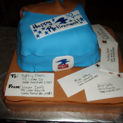 Post Office Retierment Cake