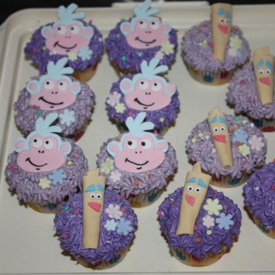 Boots And Map Cupcakes